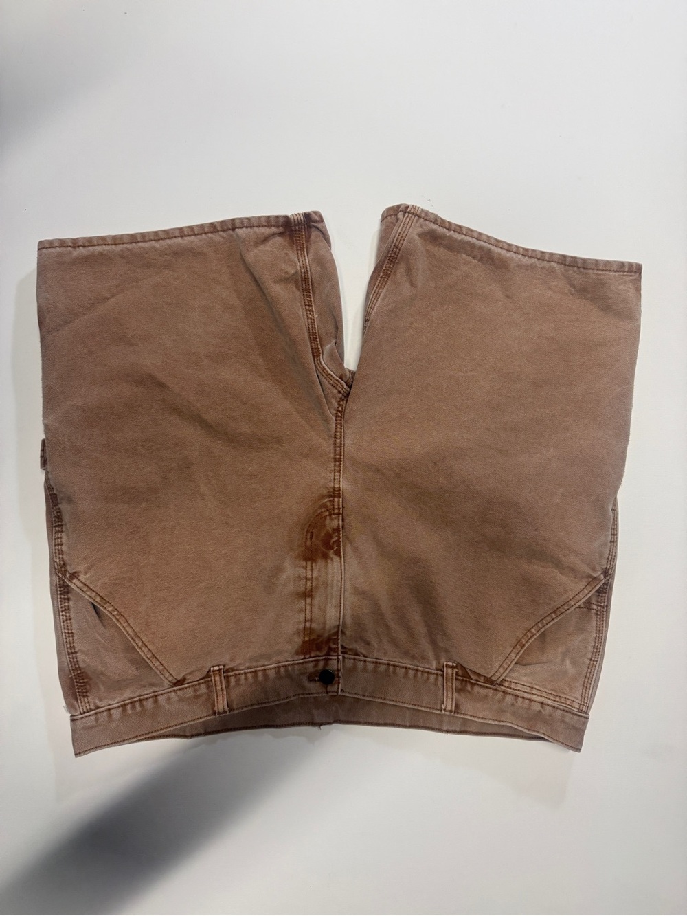 Men's Khaki Brown Carpenter Casual Jeans‎ Shorts